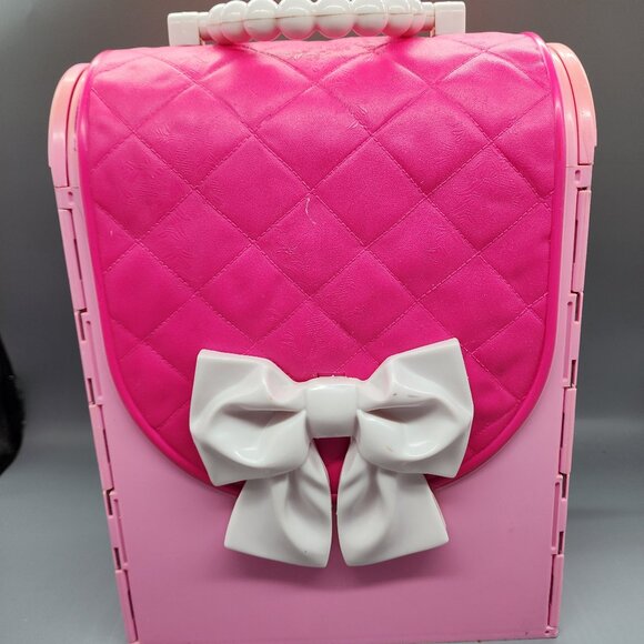 Vintage 1998 Barbie Dream House Foldable Playset Pink Castle Mattel - Picture 1 of 13